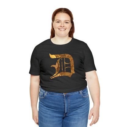 Detroit 'Old English D' T-Shirt (Gold Bullion Edition) | Unisex Standard