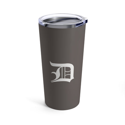 Detroit 'Old English D' Tumbler | Warren Tank Grey - 20oz