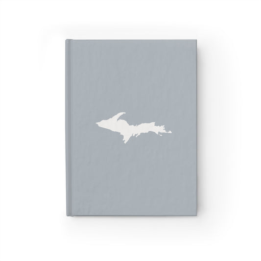 Michigan Upper Peninsula Blank Sketchbook (w/ UP Outline) | Silver