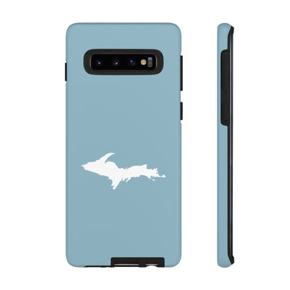 Michigan Upper Peninsula Tough Phone Case (Opal Color w/ UP Outline) | Samsung & Pixel Android