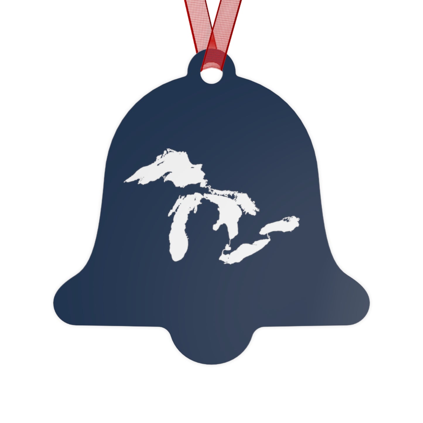 Great Lakes Christmas Ornament | Metal - Navy