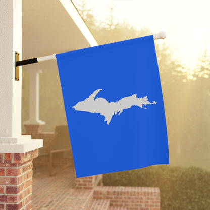 Michigan Upper Peninsula Home & Garden Flag (w/ UP Outline) | Motor Town Blue