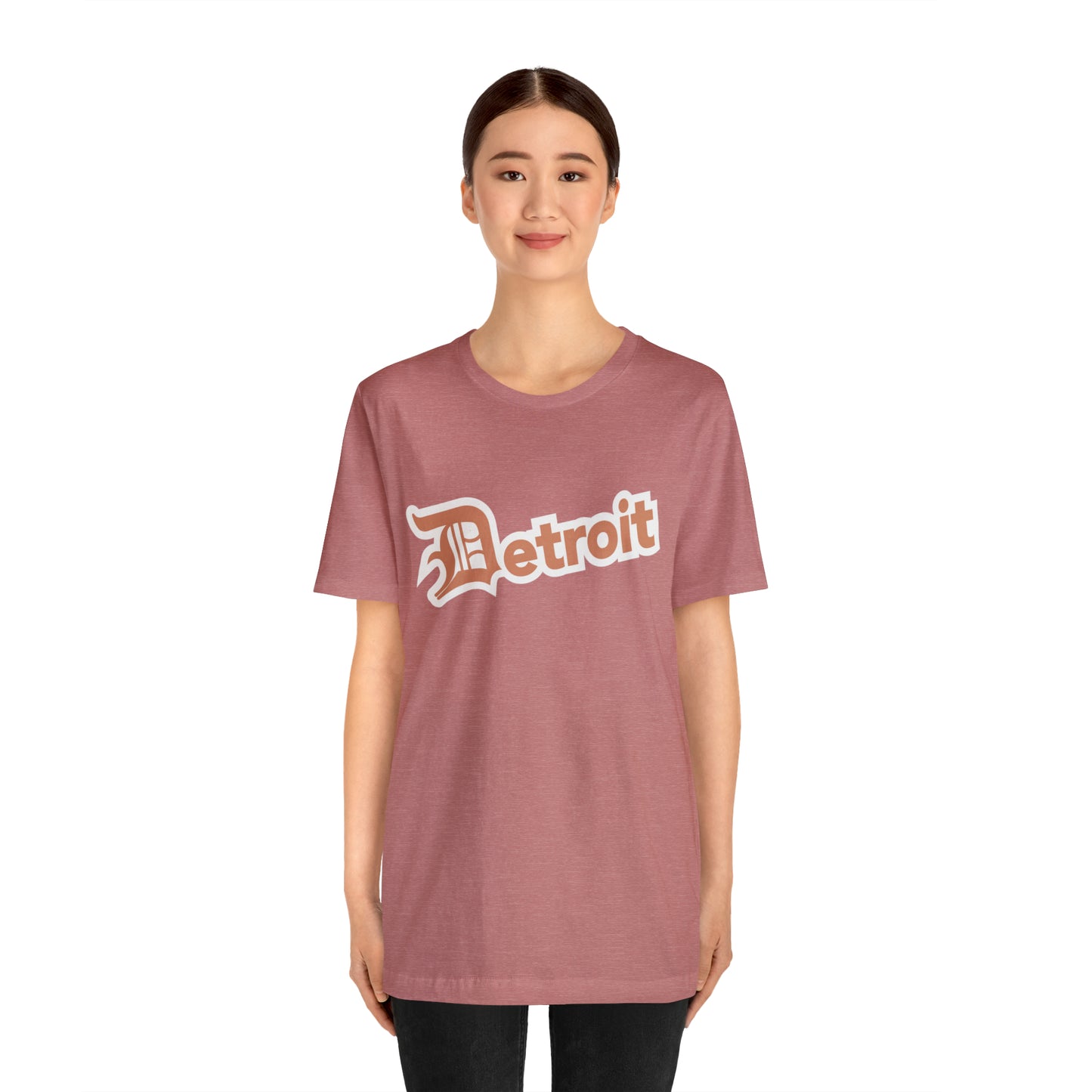 'Detroit' T-Shirt (Copper w/ Old English 'D') | Unisex Standard