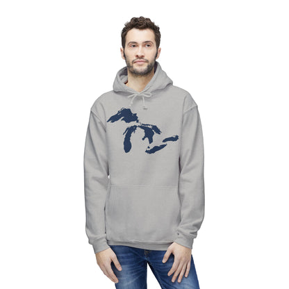 Great Lakes Ultrapremium Hoodie | Made in USA - Navy