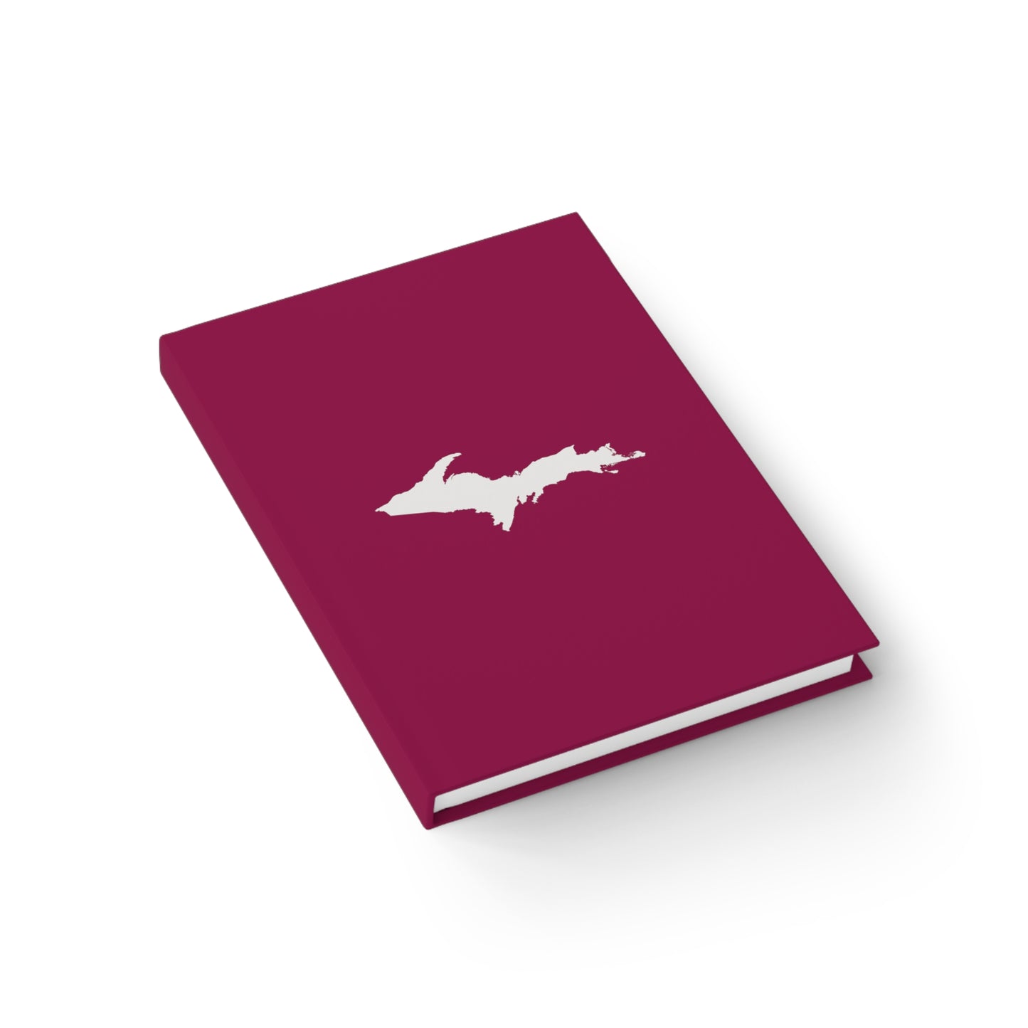 Michigan Upper Peninsula Blank Sketchbook (w/ UP Outline) | Ruby Red