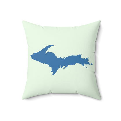 Michigan Upper Peninsula Accent Pillow (w/ UP Outline) | Dew Green