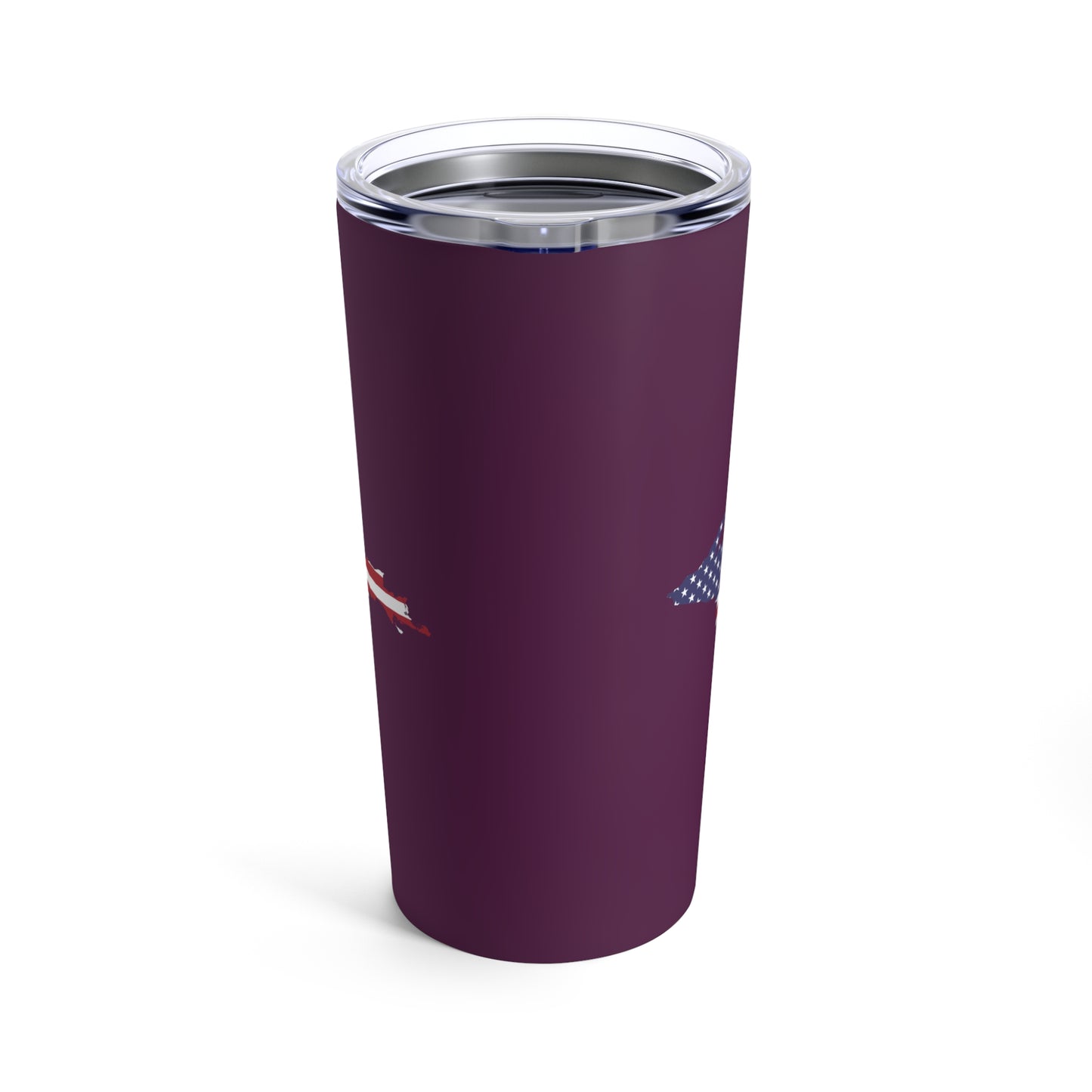 Michigan Upper Peninsula Tumbler (w/ UP USA Flag) | Tyrian Purple - 20oz