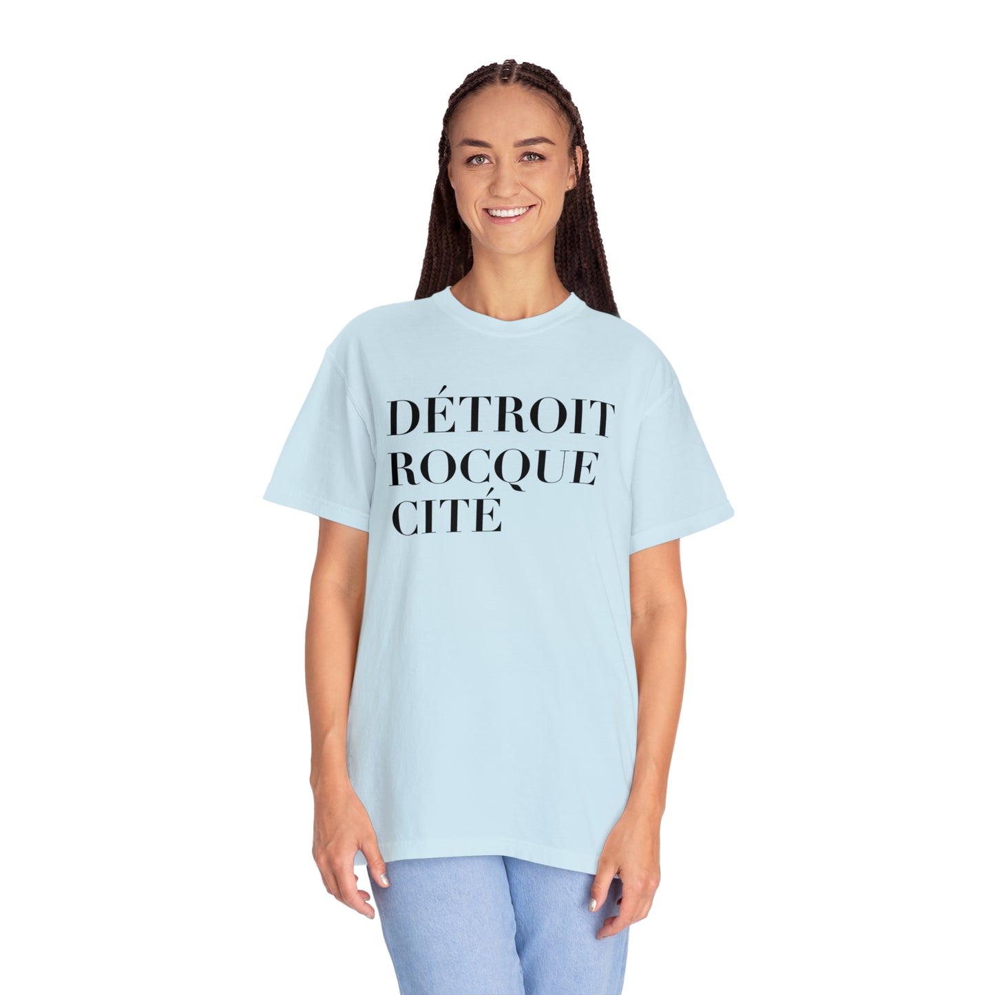 'Détroit Rocque Cité' T-Shirt | Unisex Garment-Dyed