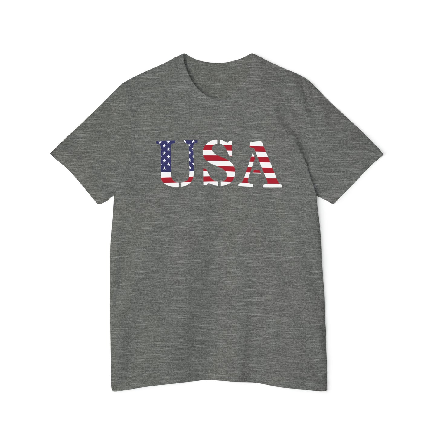 'USA' T-Shirt (Army Stencil Flag Edition) | Made in USA