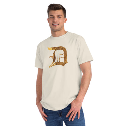 Detroit 'Old English D' T-Shirt (Gold Bullion Edition) | Unisex Organic