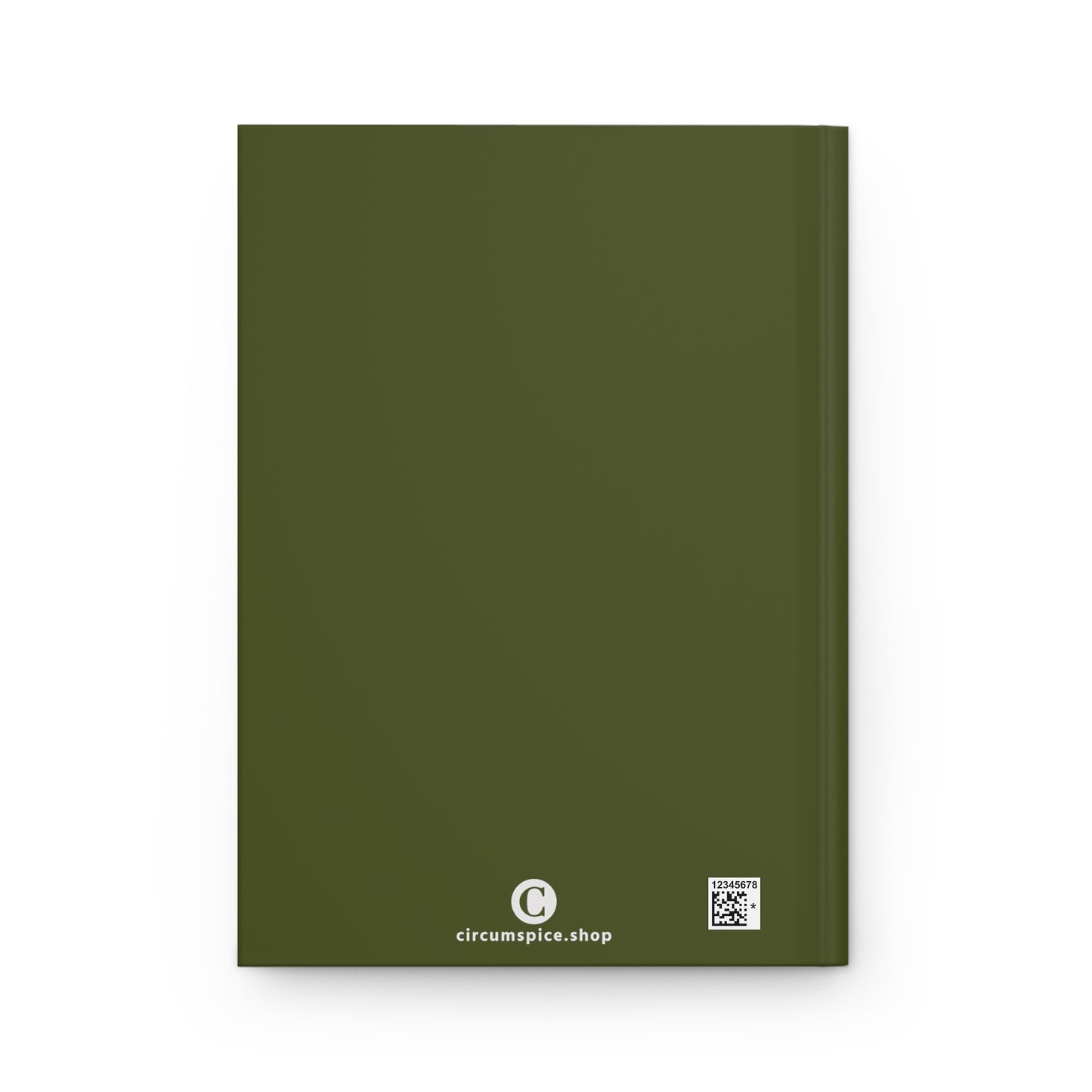 Michigan Upper Peninsula Hardcover Journal (w/ UP USA Flag) | Ruled - Army Green