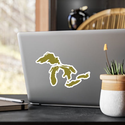 Great Lakes Kiss-Cut Windshield Decal | Scrub Gold