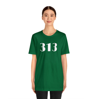 Detroit '313' T-Shirt (Art Deco Font) | Unisex Standard Fit