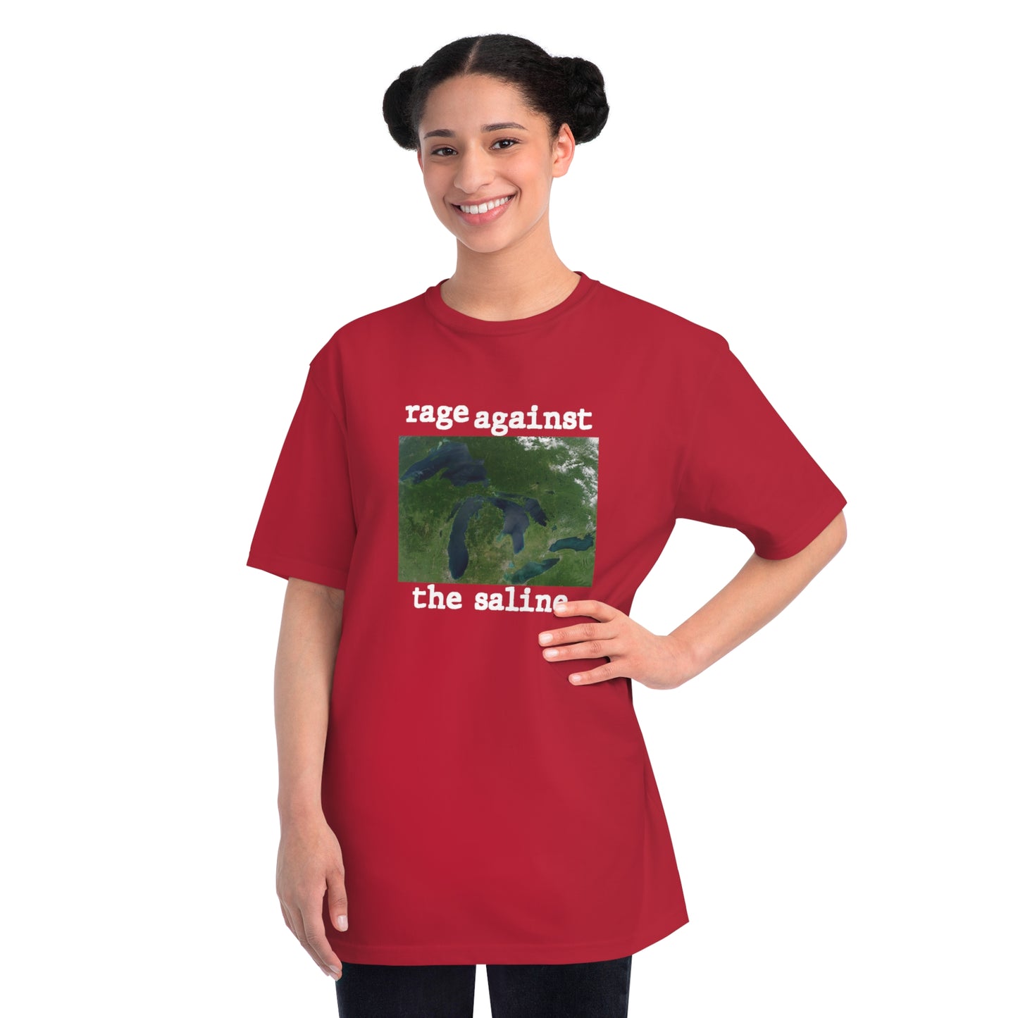 Great Lakes 'Rage Against the Saline' T-Shirt | Unisex Organic