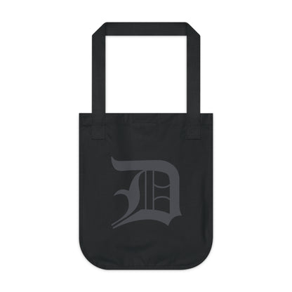 Detroit 'Old English D' Heavy Tote (Iron Ore Grey)