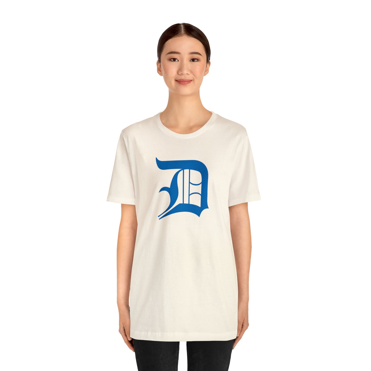 Detroit 'Old English D' T-Shirt (Azure) | Unisex Standard