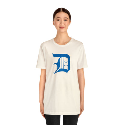 Detroit 'Old English D' T-Shirt (Azure) | Unisex Standard