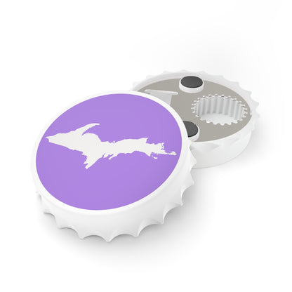 Michigan Upper Peninsula Bottle Opener (w/ UP Outline) | Lavender