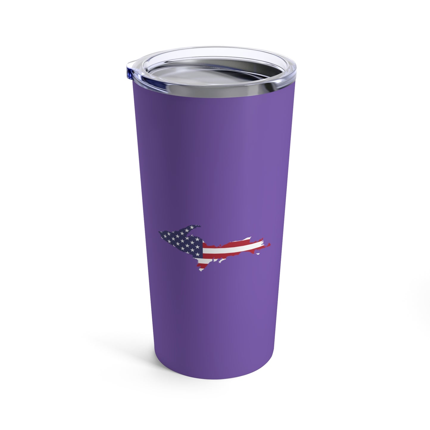 Michigan Upper Peninsula Tumbler (w/ UP USA Flag) | Lake Iris - 20oz