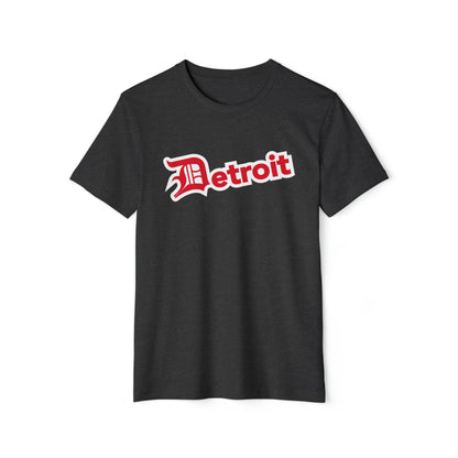 'Detroit' T-Shirt (Aliform Red Old English 'D') | Unisex Recycled Organic