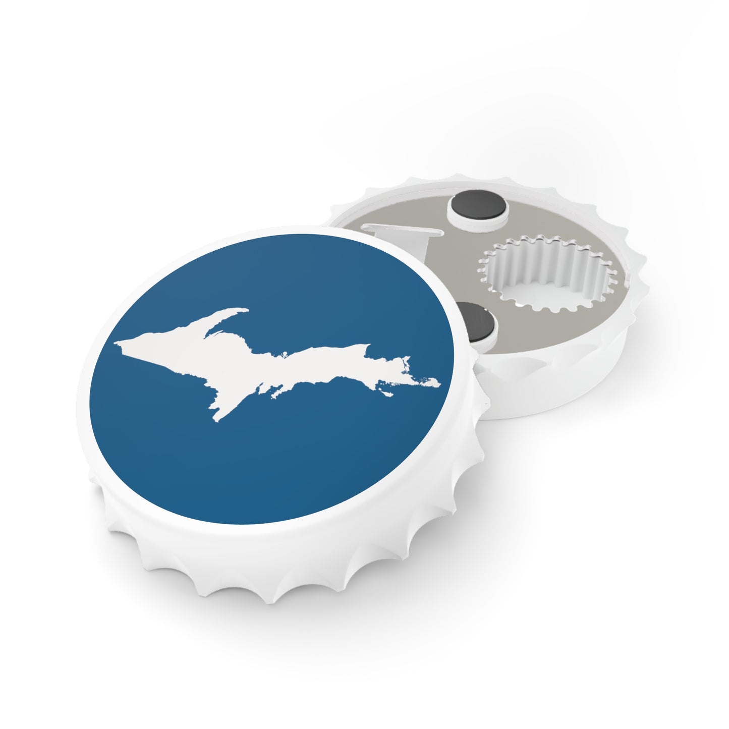 Michigan Upper Peninsula Bottle Opener (w/ UP Outline) | Blueberry