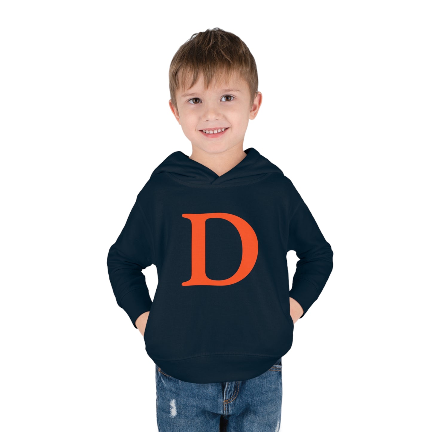 Detroit 'Old French D' Hoodie (Maple Leaf Orange) | Unisex Toddler