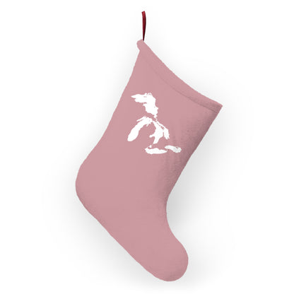 Great Lakes Christmas Stocking | Cherry Blossom Pink