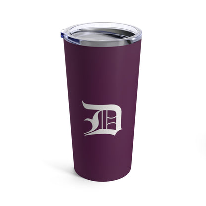 Detroit 'Old English D' Tumbler | Tyrian Purple - 20oz