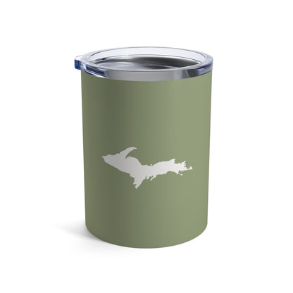 Michigan Upper Peninsula Tumbler (w/ UP Outline) | Beachgrass Green - 10oz