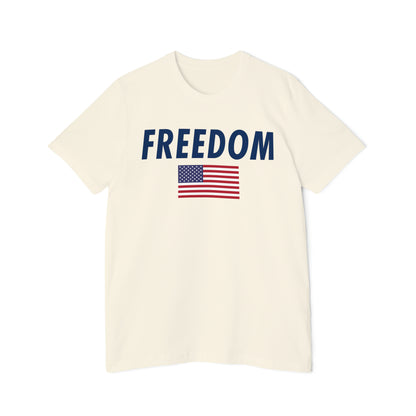 'Freedom' T-Shirt (Oblique Sans Flag Edition) | Made in USA