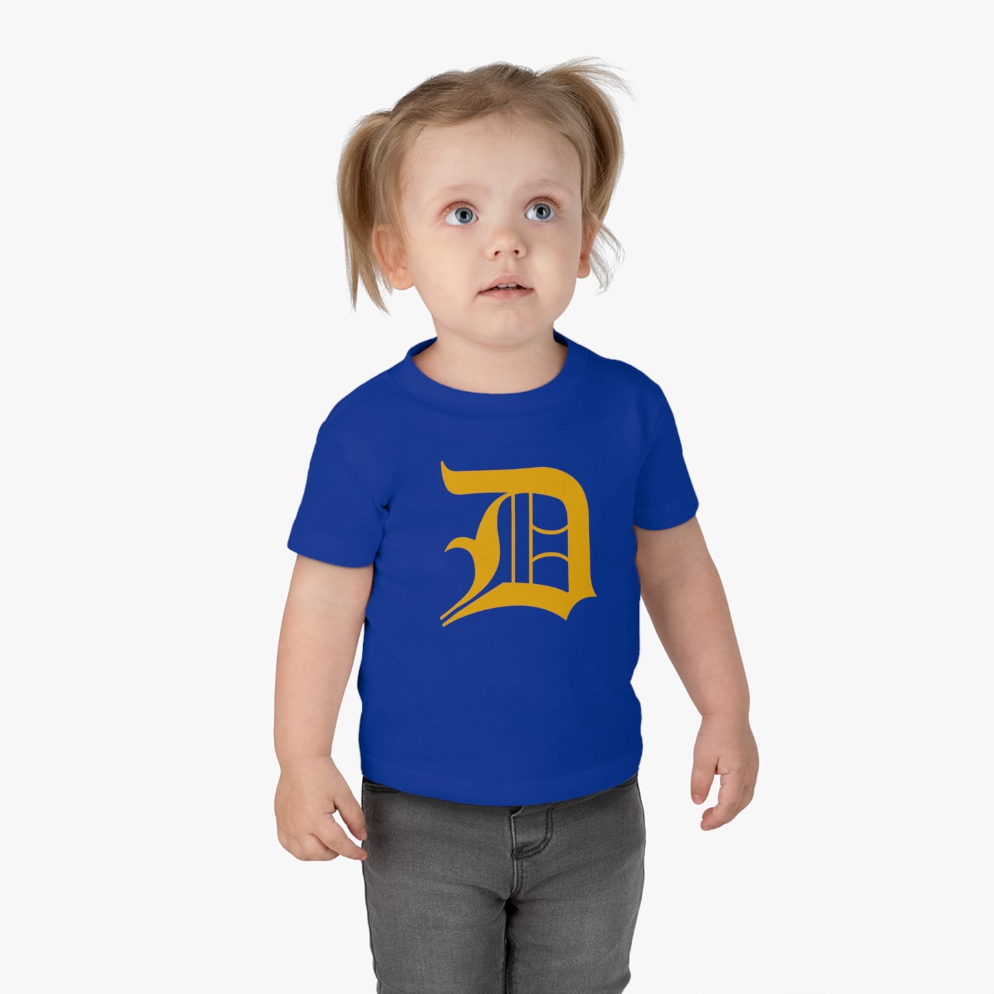 Detroit 'Old English D' Infant T-Shirt (Gold) | Short Sleeve