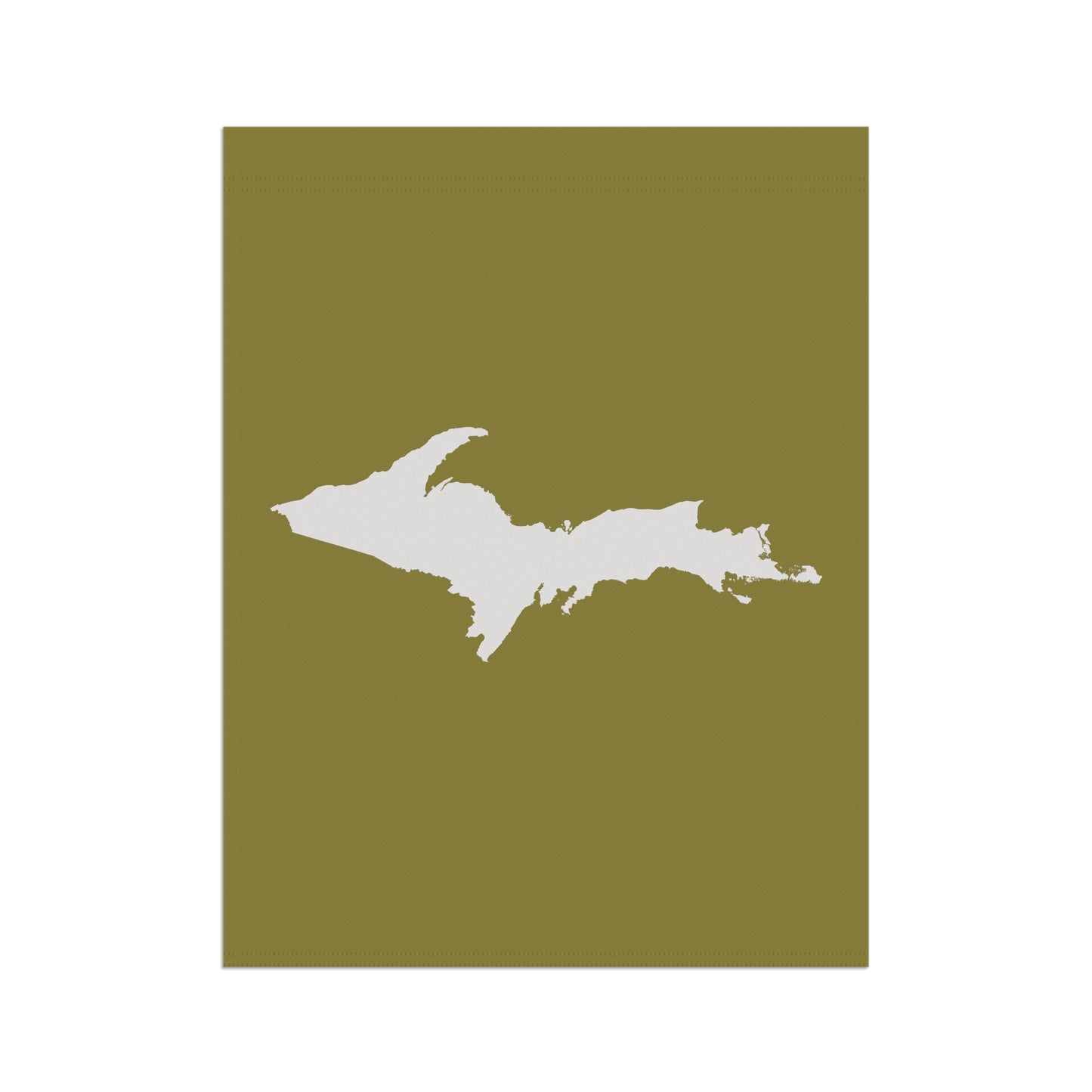 Michigan Upper Peninsula Home & Garden Flag (w/ UP Outline) | Beachgrass Green