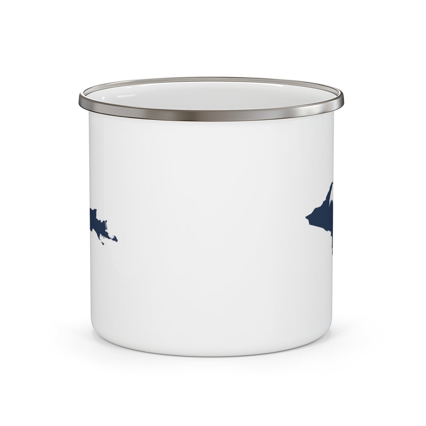 Michigan Upper Peninsula Camping Mug (Navy Outline) | 12oz