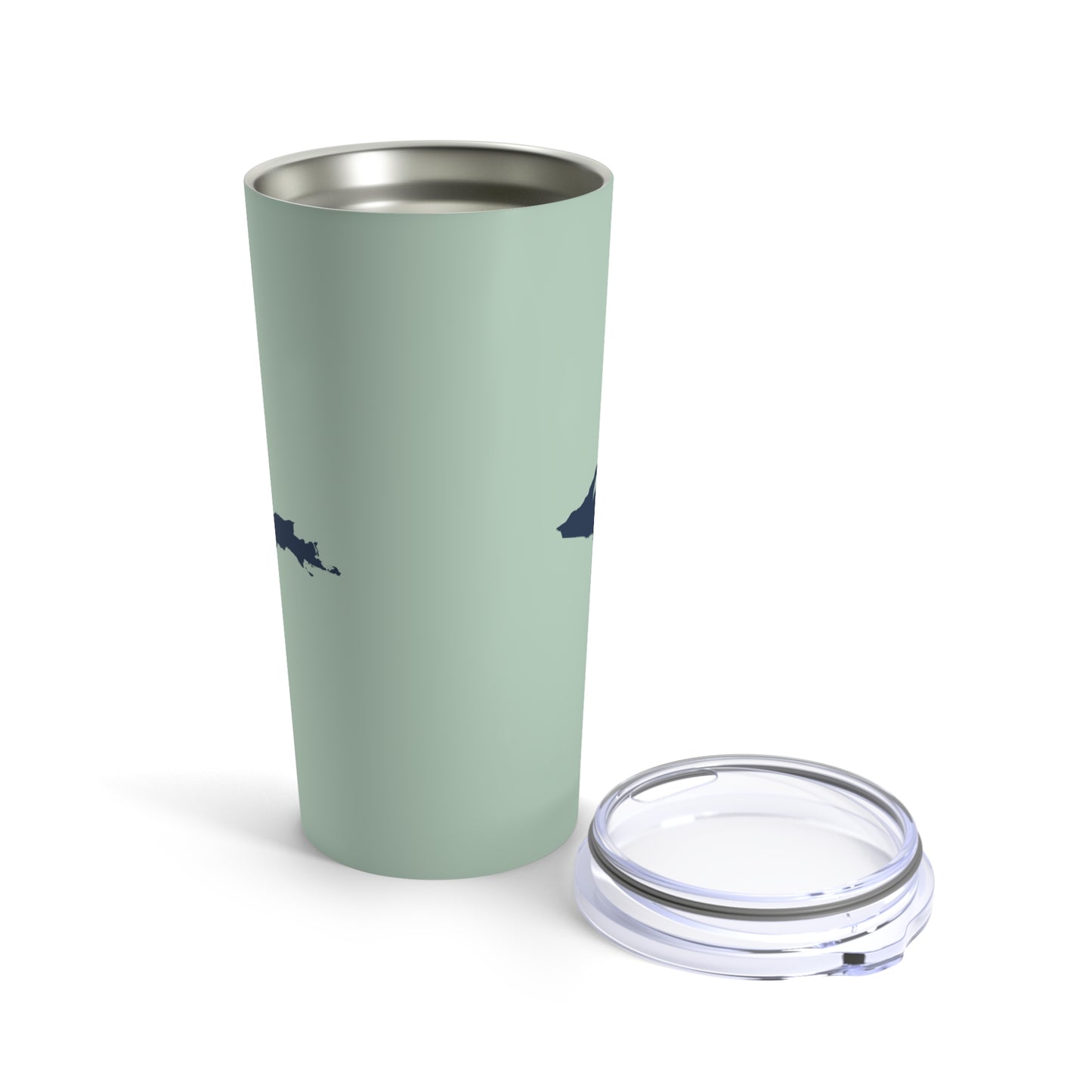 Michigan Upper Peninsula Tumbler (w/ UP Outline) | Sea Green - 20oz