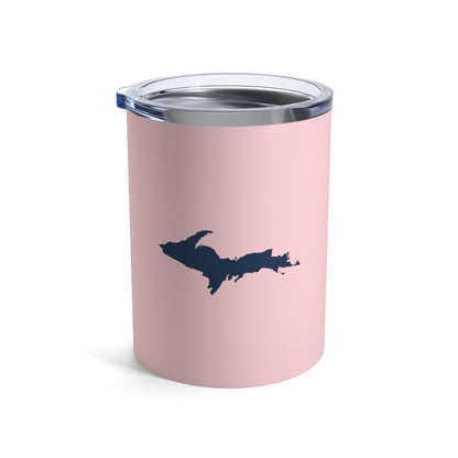 Michigan Upper Peninsula Tumbler (w/ UP Outline) | Pale Pink - 10oz