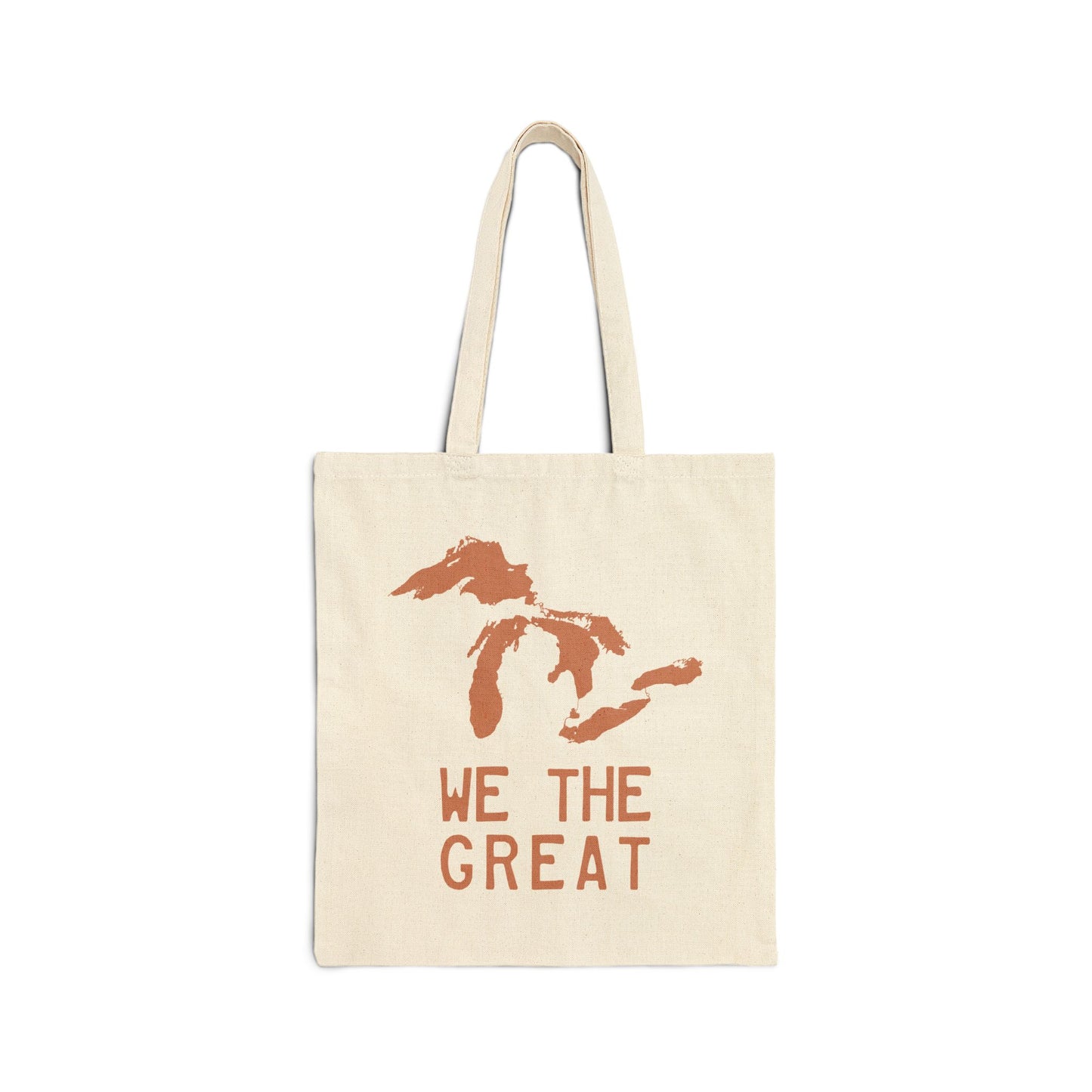 Great Lakes 'We The Great' Light Tote Bag | Copper