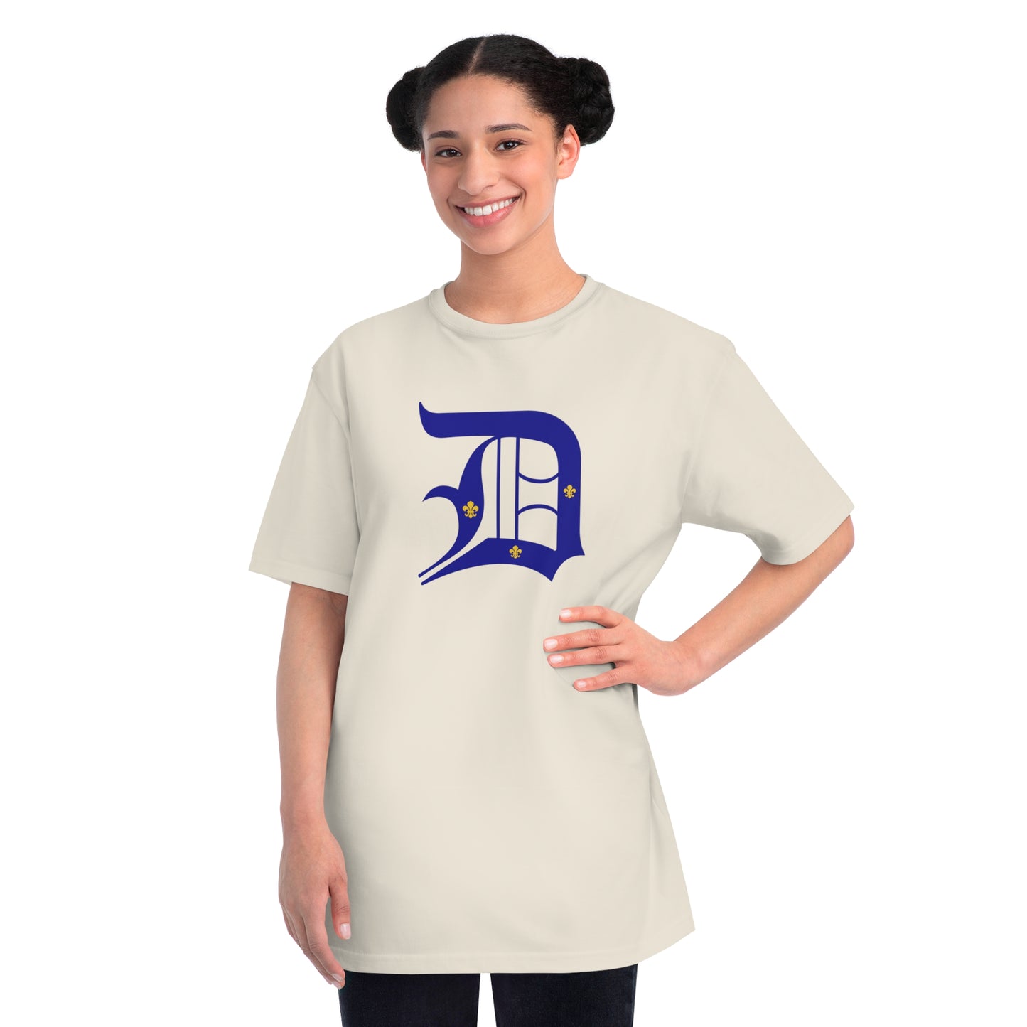 Detroit 'Old English D' T-Shirt (French Founders Edition) | Unisex Organic