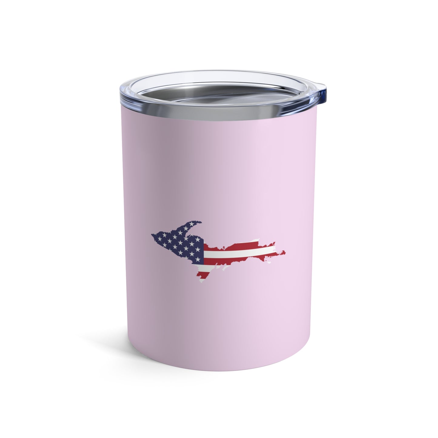 Michigan Upper Peninsula Tumbler (w/ UP USA Flag) | Pale Lavender - 10oz