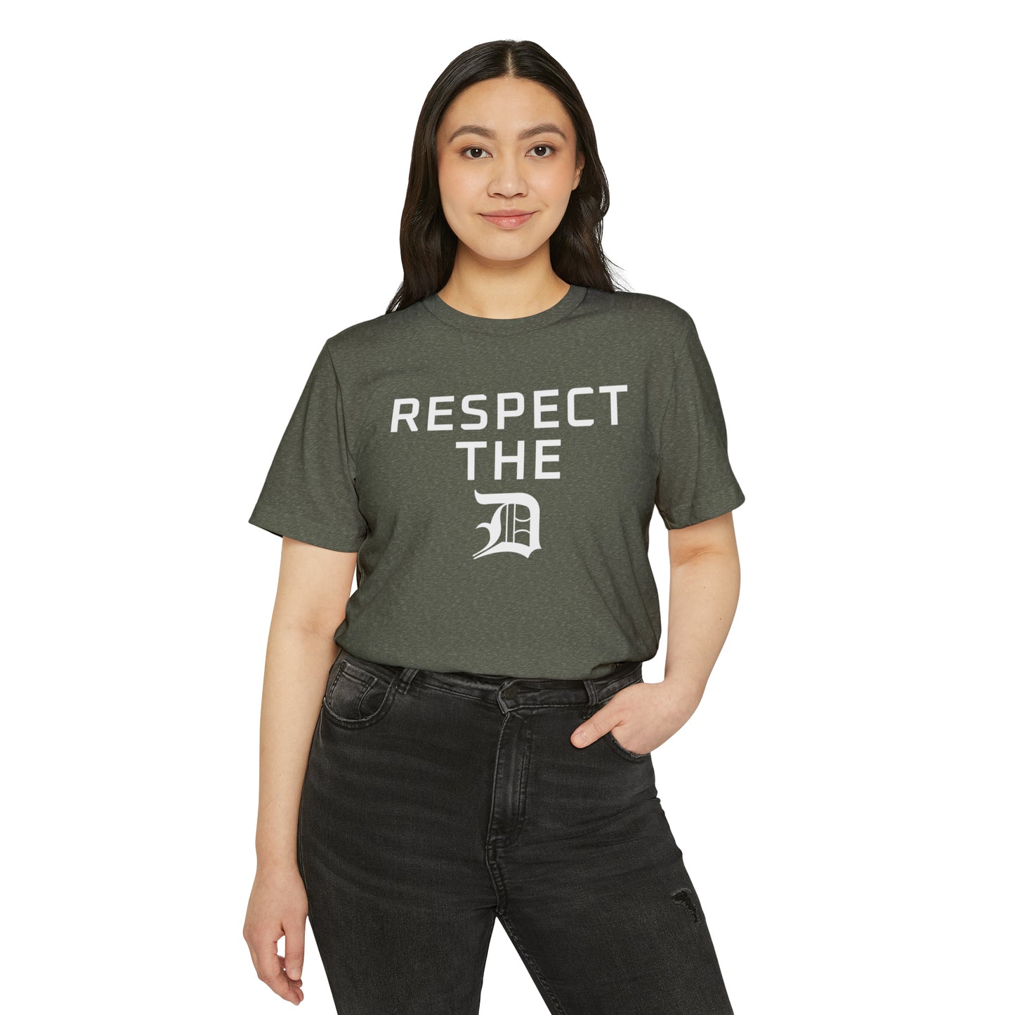 Detroit 'Respect The D' T-Shirt | Unisex Recycled Organic