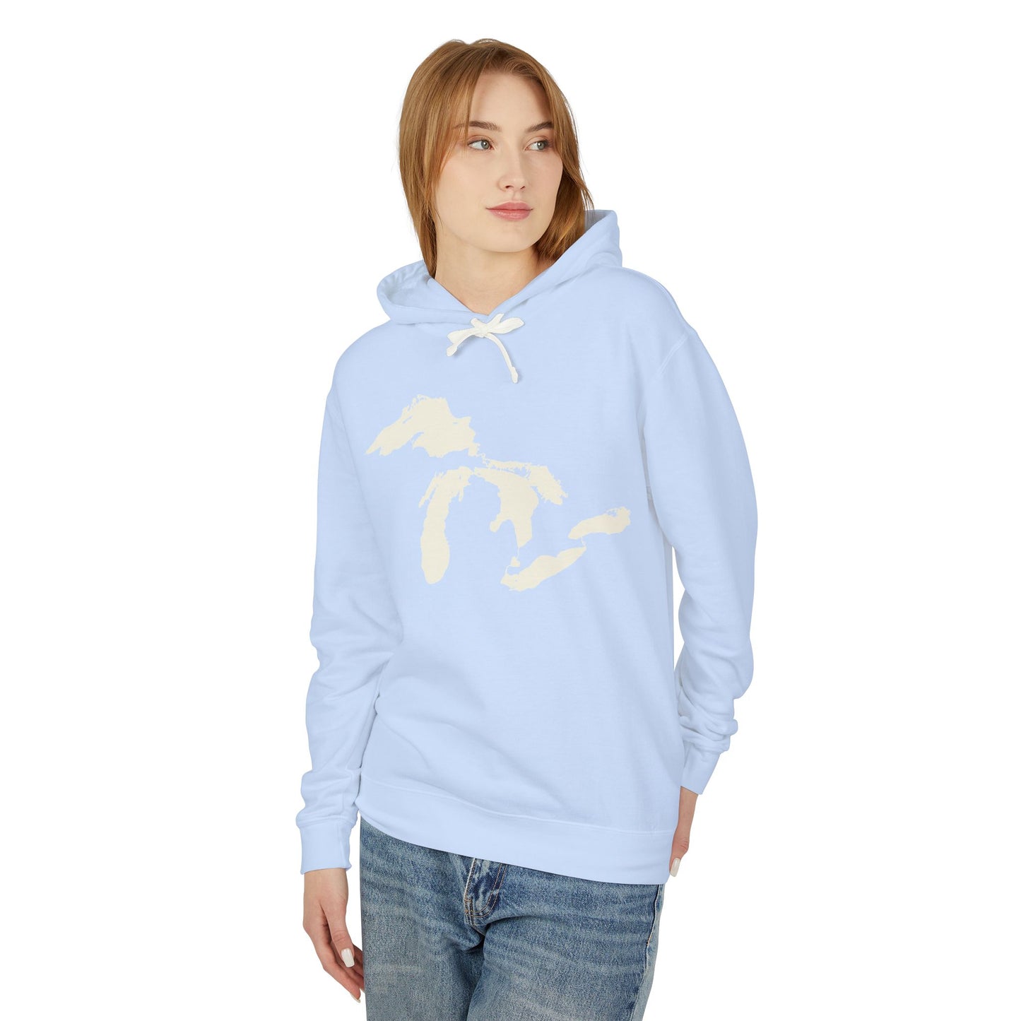 Great Lakes Lightweight Hoodie | Ivory White