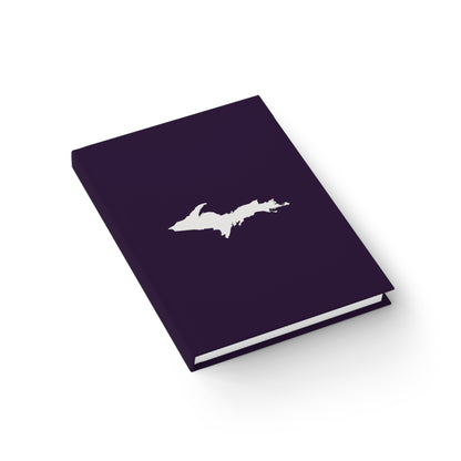 Michigan Upper Peninsula Blank Sketchbook (w/ UP Outline) | Blackcurrant