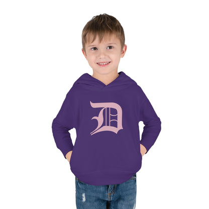 Detroit 'Old English D' Hoodie (Pink) | Unisex Toddler