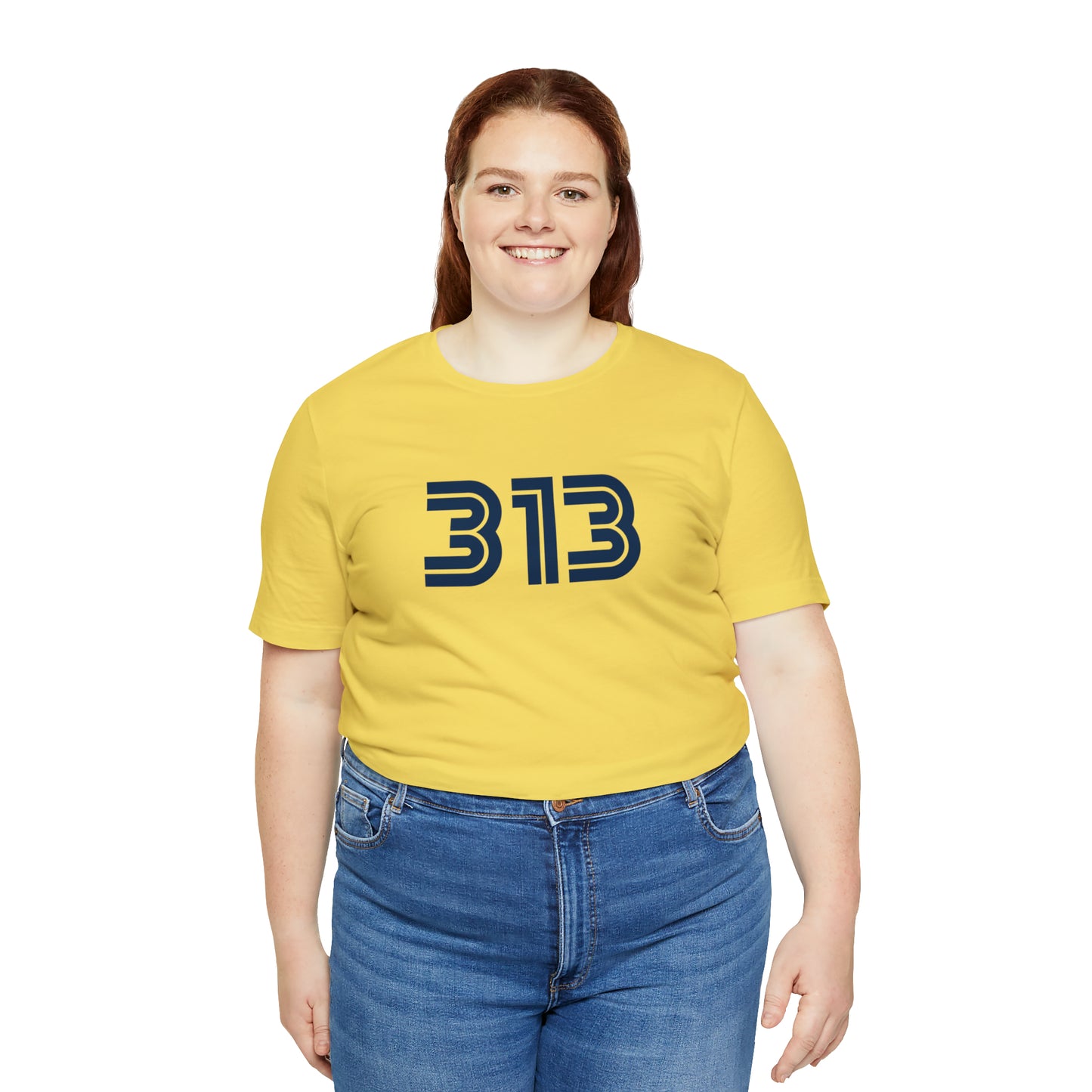 Detroit '313' T-Shirt (1970s Audiophile Font) | Unisex Standard Fit