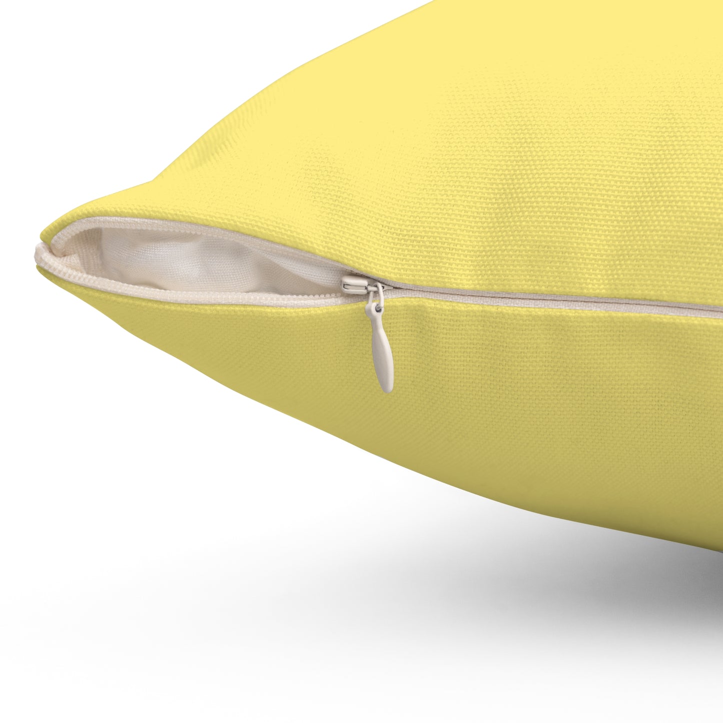 Michigan Upper Peninsula Accent Pillow (w/ UP Outline) | Cherry Yellow