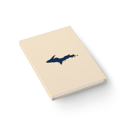 Michigan Upper Peninsula Blank Sketchbook (w/ UP Outline) | Champagne White