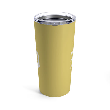 Detroit 'Old English D' Tumbler | Plum Yellow - 20oz