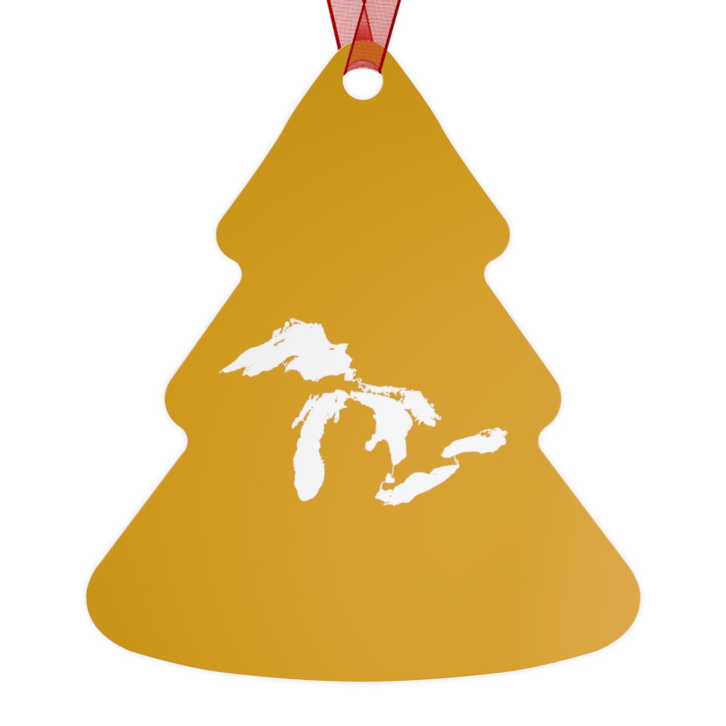 Great Lakes Christmas Ornament | Metal - Gold
