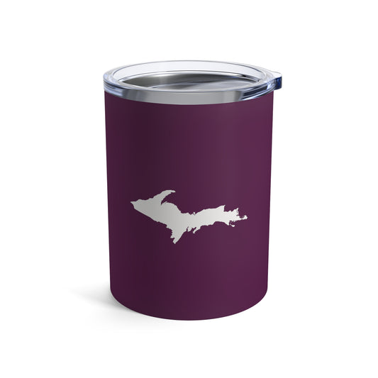 Michigan Upper Peninsula Tumbler (w/ UP Outline) | Tyrian Purple - 10oz