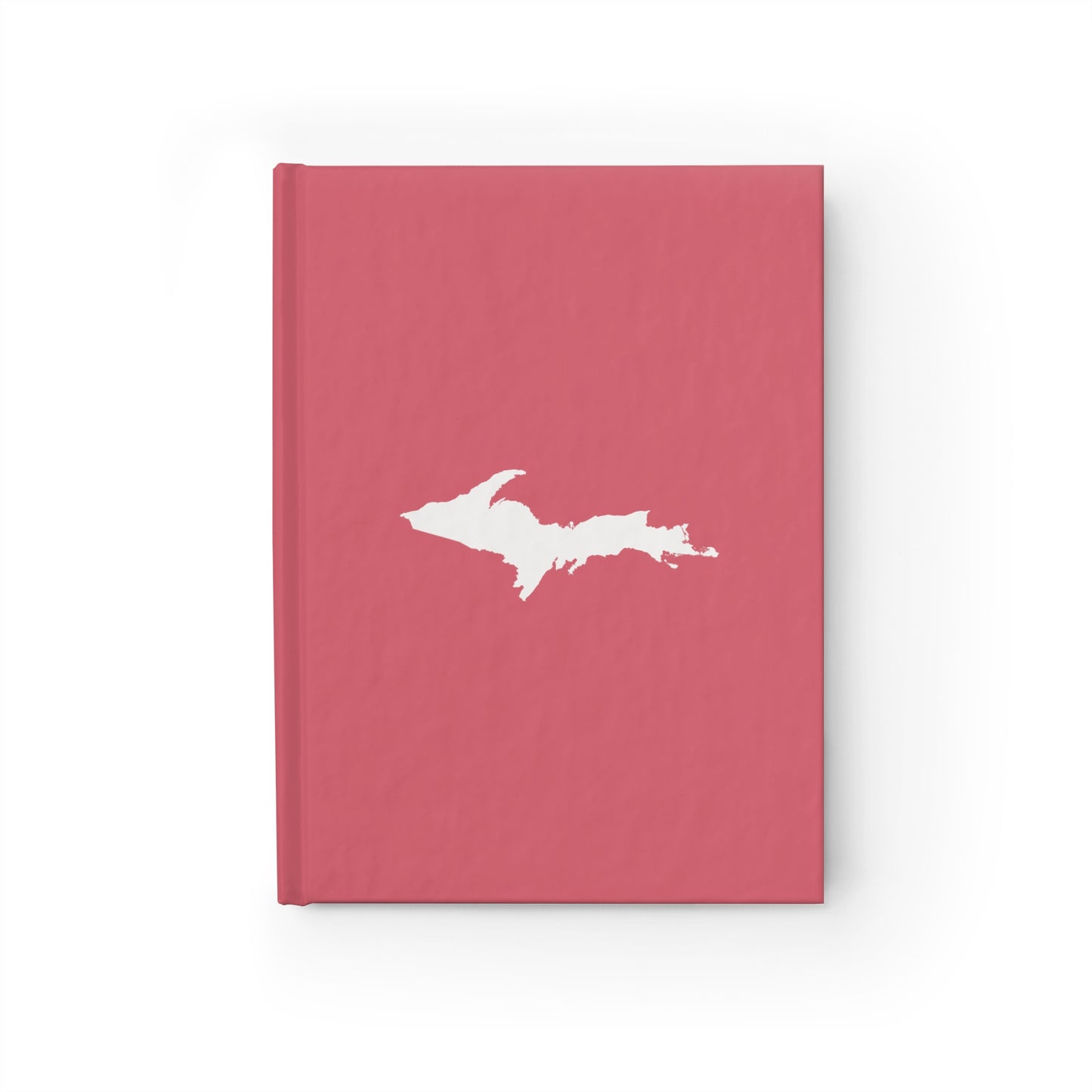 Michigan Upper Peninsula Blank Sketchbook (w/ UP Outline) | Watermelon Pink