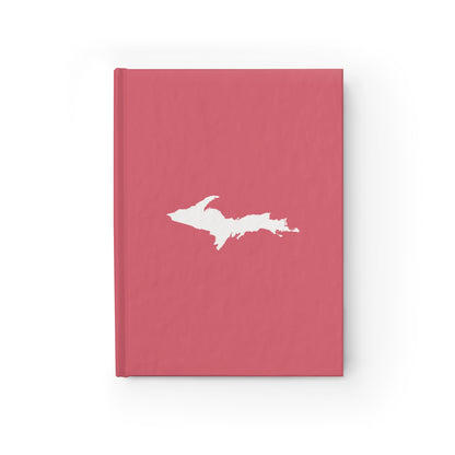 Michigan Upper Peninsula Blank Sketchbook (w/ UP Outline) | Watermelon Pink